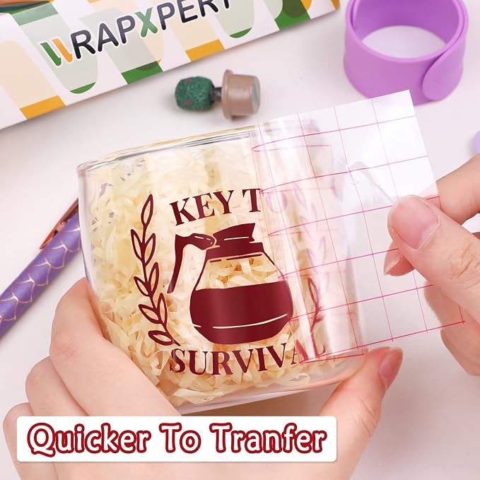 WRAPXPERT Maroon Permanent Vinyl, Satin Burgundy Adhesive Vinyl Roll - Image 4