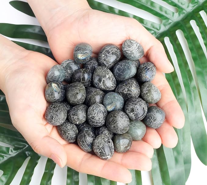 DUQGUHO Labradorite Crystals Healing Crystal Stones Set Natural Crystals Bulk - Image 6