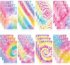24 Pcs Mini Tie Dye Notepads Multicolor Mini Notebooks Party Favor Small Pocket by Adecortalk