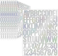 Letter Stickers, Mailbox Numbers, 1.5 Inch Waterproof Vinyl Alphabet | 1 1/2 by Llewyn