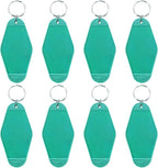 8PCS Motel Keychain Blank Hotel Key Tags Holder by PPhtony