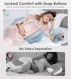 Memory Foam Maternity Pillow for Sleeping, Pregnancy Pillows Support for Back - Image 7