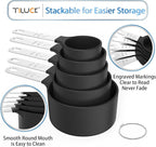 Measuring Cups & Spoons Set, Stackable Cups and Spoons | Nesting Measure Cups - Image 4