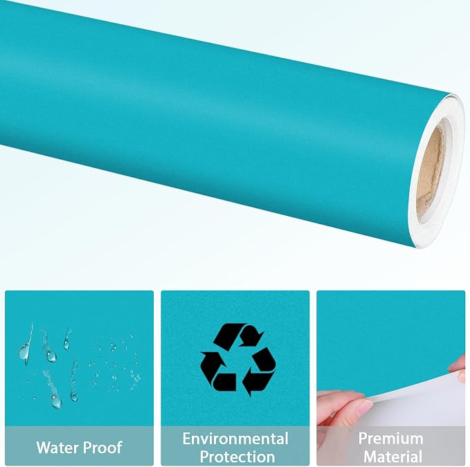 Qyeahkj 17.7in x 20ft Bulletin Board Paper Roll Bulletin Board Background Paper - Image 4