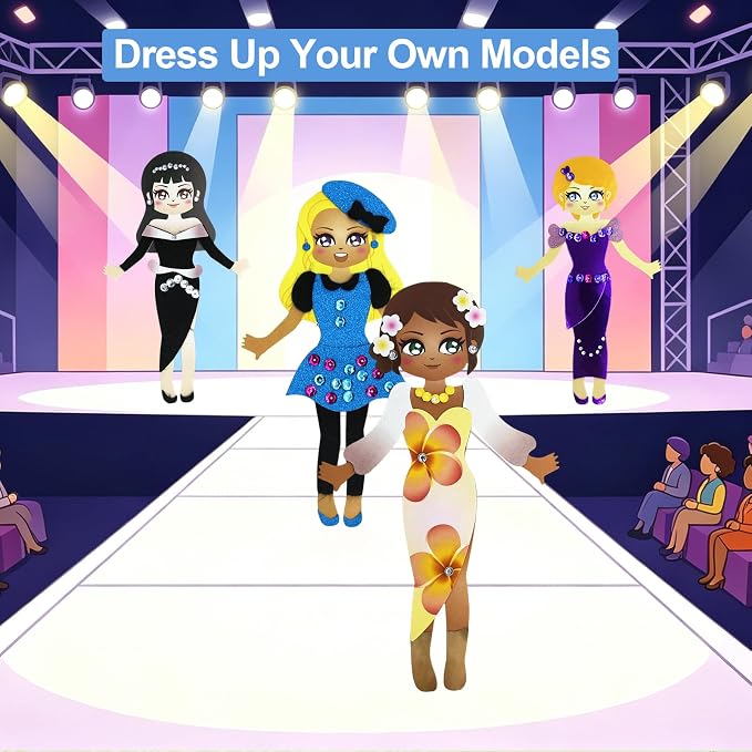 VKPI Fashion Dress Ups, Paper Art Crafts - Image 6