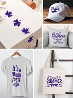 HTV Purple Heat Transfer Vinyl Bundle : 12" x 10" 16 Pack Heat Transfer Vinyl - Image 2