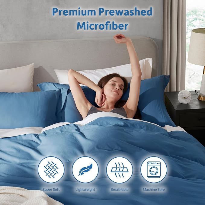 Nestl Blue Heaven Duvet Cover King Size - Image 6