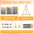 Mandun 3 Pack Paint by Numbers Kit - Image 4