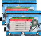 Custom White Airplane Aircraft Pencil Pouch - Image 2