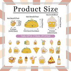 Enamel Food Charms Cute Assorted Food Pendants Sweet Dessert Charms - Image 2