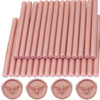 Wax Seal Sticks Rose Gold, Mini Wax Seal Gun Sticks Suit by ONWINPOR