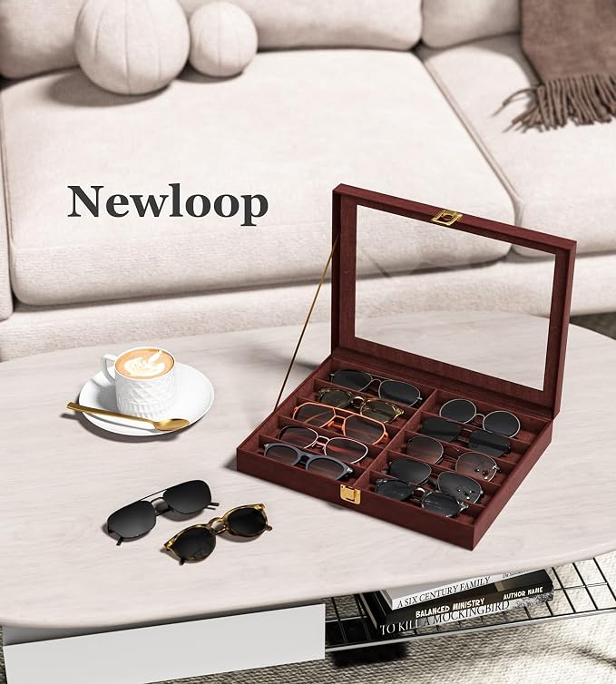 NEWLOOP 10/30 Slots Sunglass Organizer - Image 2