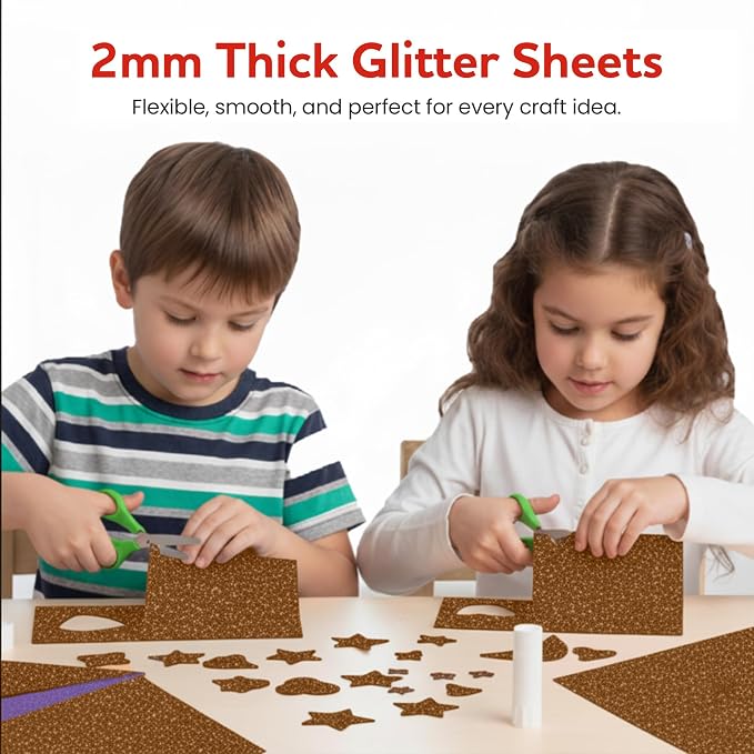 Self-Adhesive Glitter EVA Foam Sheets - Image 4