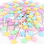 Elisel 200 pcs Multicolor Straight Pins Straight Quilting Pins Craft - Image 3