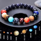 ONLYJUMP Planet Bracelet Solar System Universe Galaxy Bracelet Handmade Natural - Image 5