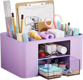 Marbrasse Pen Organizer with 2 Drawer, Desk Organizers and Accessories with 5 by Marbrasse