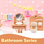 Dollhouse Furniture Set, Toy for Kids Ages 3+ Boys Girls, Great Gift Idea - Image 6