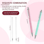 Epakh 2 Pieces Weeding Pen Vinyl Pen Pin Weeding Tool Fine Point Glitter Metal - Image 2