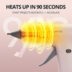Tilswall Cordless Hot Glue Gun, Fast Preheating, Glue Gun and Sticks Set - Image 3
