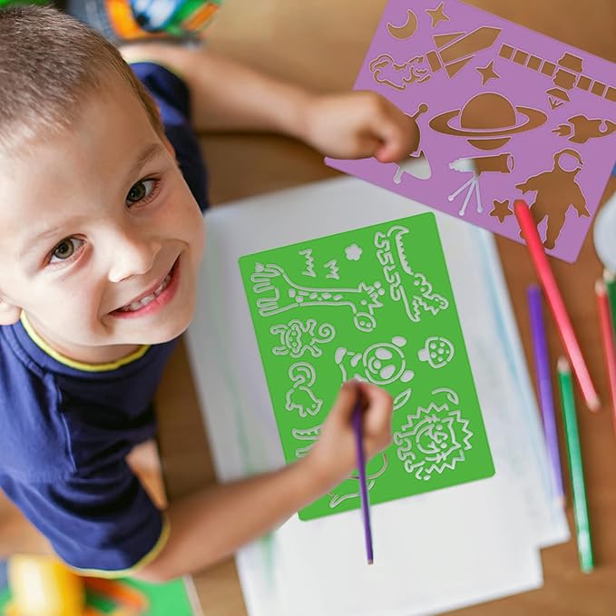 Stencil Drawing Kit for Kids, Great Birthday Gift for Boy Girl - Image 6