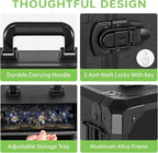 Miniatures Storage Case Miniatures Transport Case Aluminum Alloy Frame - Image 4
