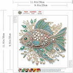 ZQEATRY Fish Animal Special Shape Diamond Art Kits - Image 6