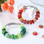 Aipridy Assortment European Large Hole Beads Spacer Beads Rhinestone Craft Beads - Image 5
