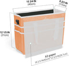 JJRING Craft Organizer Tote Bag, Large Art Storage Caddy - Image 3