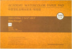 MEEDEN 8.3×12" Cotton Watercolor Paper Textured Surface Watercolor Pad by MEEDEN