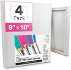 ArtSkills Stretched Canvas for Painting, 8x10 Canvas, Premium Wood Frame by ArtSkills