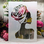 TIAMECH A4 Reusable African Girl Stencil - Image 9