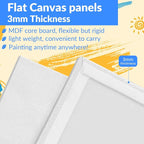 Small Canvases for Painting 5x7 inch, 82 Pack Bulk Painting Canvas Boards for - Image 3