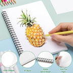 135lb/200gsm Marker Paper Pad, 5.5×8.5in Double Sided Bleedproof Marker - Image 2