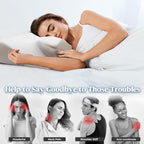 Cervical Pillow for Neck Pain Relief, Cooling Contour Memory Foam Pillows - Image 4