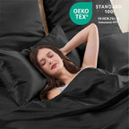 King Satin Pillowcase for Hair 2pc, Similar to Silk Pillow Cases, Easier Care - Image 4