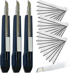 9mm Snap Off Utility Knife High Hardness Retractable Box Cutters by WEKOIL