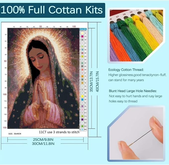 niurenmaoyi Stamped Cross Stitch Kits - Image 2