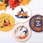 Santune 4-Pack Halloween Embroidery Kit Cross Stitch Kits - Image 8