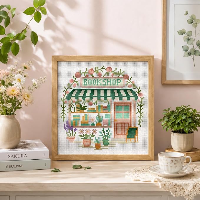 VIGEGU Bookstore Stamped Cross Stitch Kits - Image 5