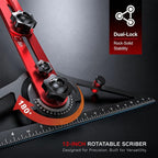 Stair Tread Template Tool, Dual-Lock Adjustable Stair Gauge | 8-60 in - Image 3