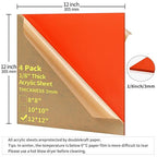1/8 Thick 10 x 10 inch Acrylic Sheets - Image 2