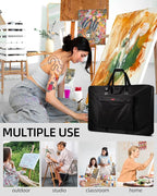 Nicpro Art Portfolio Bag 20 x 26 Inches, Waterproof Nylon Artist Case Carrying - Image 6