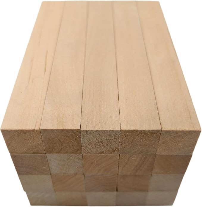20PCS Basswood Carving Blocks, Whittling Wood Carving Kit, Unfinished Wooden - Image 2