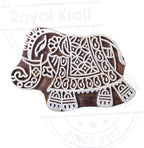 Royal Kraft Wooden Stamps DIY Fabric, Henna Printing Blocks THDtag062 - Image 3