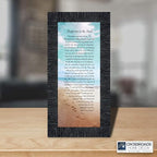 Footprints in the Sand Inspirational Wall Art, Beach Decor, Christian Gifts - Image 4