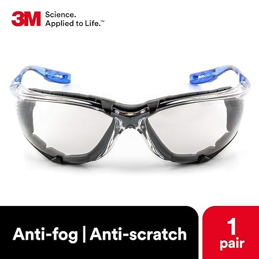 3M Safety Glasses, Virtua CCS, ANSI Z87, Indoor/Outdoor Mirrored Lens, Corded - Image 3