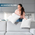 Utopia Bedding Throw Pillows – 16 x 16 Inches Down Alternative Pillows - Image 3