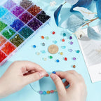PH PandaHall 1200pcs 8mm Crystal Beads - Image 3