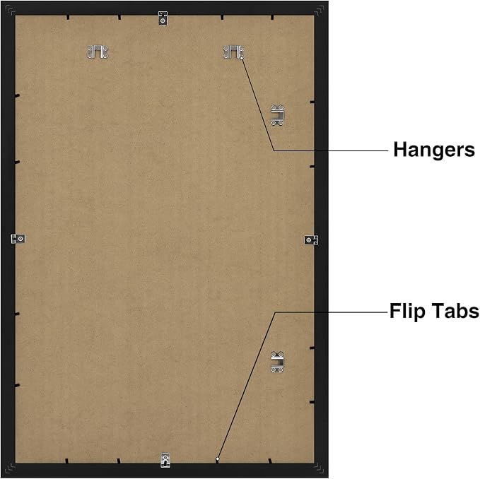 Vittanly 20x30 Poster Frames Set of 2, Ornate Vintage Photo Frame - Image 4