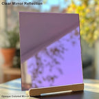 12x12 Inches Purple Mirror Acrylic Sheet – 2 Pcs Reflective Acrylic Panel - Image 2